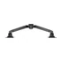 MULTIBRACKETS 2 karos asztali konzol, M VESA Gas Lift Arm Dual Black (15-32", max.VESA: 100x100 mm, 10 kg)