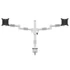 MULTIBRACKETS Asztali konzol (2 képernyős), M VESA Deskmount Officeline Dual White (15-30", max.VESA: 100x100 mm, 8 kg)