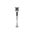 MULTIBRACKETS Asztali konzol, M VESA Gas Lift Arm Single Silver (15-34", max.VESA: 100x100 mm, 10 kg)