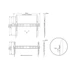MULTIBRACKETS Fix fali konzol, M Universal Wallmount Fixed X Large (42-90", max.VESA: 800x600 mm, 75 kg)