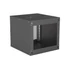 Manhattan Rackszekrény - 19" fali kivitel (9U, 560 (L) x 540 (W) x 487 (H) mm, IP20, Flatpack, Fekete)