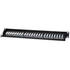 Manhattan Patch panel - CAT5e FTP árnyékolt patch panel, 24 portos, 1U, Fekete