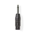 Nedis COTP15940BK 6,35 Jack dugó - 3P XLR aljzat adapter