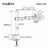 Nedis MMSIS110BK asztali monitor tartó konzol / állvány | 15-32" | 75x75 / 100x100