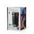 Nedis SPBB350BK akkumulátoros party boombox, Bluetooth, 150W, 3,5 óra, 4400 mAh, USB, AUX 6,35 mikrofon bemenet