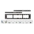 Nedis TVWM1051BK LCD TV / monitor fali tartó fix 37 - 70 "  Max. teherbírás: 35 kg,  Min. faltávolság: 23 mm