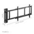 Nedis TVWM5860BK LCD TV / monitot motoros fali tartó konzol, 32-75", max. eherbírás 60 kg, faltáv:56mm, távirányító