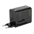 NEWELL GAN gyorstöltő adapter utazáshoz, 65W, AC aljzat, 1 db USB-A port 2 db USB-C port, kivehető dugók