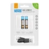 NEWELL USB-C 1550 mikro elem akkumulátor, LR03, AA,  tartozék USB-A / USB-C kábel, 40 hónap garancia