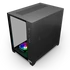 NJOY Számítógépház -  AURA (fekete, ablakos, ATX, 7x12cm, 2xUSB3.0, 1x USB-C)