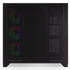 NJOY Számítógépház -  AURA (fekete, ablakos, ATX, 7x12cm, 2xUSB3.0, 1x USB-C)