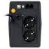 NJOY Szünetmentes  800VA - Horus Plus 800 (2 Schuko, line-interaktív, RJ11 védelem, USB, szoftver, LCD kijelző, fekete)