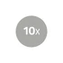 Nedis CAGP24900BK RCA csatlakozó, 10 db, Egyenes, Aranyozott,  Forrasztó, Kábel bemeneti átmérő: 7,0 mm, Fém, Fekete