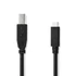 Nedis CCGL60650BK10 USB-C dugó - USB- B dugó (USB C - USB B) kábel, 480 Mbps, 1m