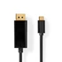 Nedis CCGL64352BK20 USB C (USB-C) - Display Port kábel, USB3.2 Gen 1, 4K@60Hz, hossz 2m