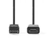 Nedis CCGL37100BK10 Display port dugó - HDMI dugó kábel 1080p, 1m