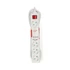 Nedis ESOC650F2WT 6 aljzatos kapcsolós (6-os) elosztó, 5 m, 3680 W, 16 A