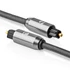 Nedis Profigold CATB25000GY10 optikai kábel, toslink, 1m