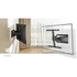 Nedis TVWM5560BK 43"- 90" LCD TV / monitor fali tartókonzol, maximum 50 kg, forgatható / dönthető, 2 forgáspont