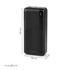 Nedis UPBKPD30000BK hordozható külső akkumulátor, powerbank 30000mAh