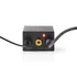 Nedis ACON2510BK digital - analóg konverter, digitális koax RCA bemenet - 2x RCA kimenet