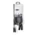 Nedis COTH15210GY15 félprofi XLR audio kábel, 2x XLR 3 tűs dugó - 2x RCA dugó, 1,5m