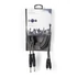 Nedis COTH23320GY50 félprofi audio kábel, 2 x 6,35mm mono jack dugó - 2 X RCA dugó, hossz 5m, rugalmas
