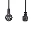 Nedis CEGL10020BK20 táp kábel IEC-320-C13, 3 x 0.75 mm, pipa csatlakozó, hossz 2m