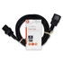 Nedis CEGL10500BK20 táp kábel IEC-320-C14 - IEC-320-C13, 3 x 0.75 mm, hossz 2m