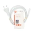 Nedis CEGL11040WT20 táp kábel IEC-320-C7, 2 x 0.75 mm, hossz 2m, fehér