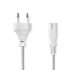 Nedis CEGL11040WT30 táp kábel IEC-320-C7, 2 x 0.75 mm, hossz 3m, fehér