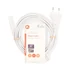 Nedis CEGL11040WT30 táp kábel IEC-320-C7, 2 x 0.75 mm, hossz 3m, fehér
