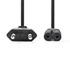 Nedis CEGL11040BK50 táp kábel IEC-320-C7, 2 x 0.75 mm, hossz 5m