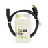 Nedis ultra HD HDMI hosszabbító kábel CVGL34096BK10, HDMI dugó - aljzat, 4K@60Hz | ARC | 10,2 Gbps | 1,00 m