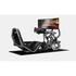 Next Level Racing Szimulátor cockpit - F-GT Pro Formula és GT Racing cockpit Grey Edition (Formula ülés; tartó konzolok)