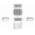 ORICO Töltő állomás - DUK-5P-EU-WH (5x USB-A, 5V2.4A x5, 40W, fehér)