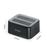 Orico HDD/SSD Dokkoló - 6829C3-C-EU-BK (2x 2,5"/3,5" HDD/SSD -> USB-A, Offline klón funkció, Max.: 36TB, fekete)