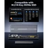 Orico Külső M.2 ház - ACOM2-U4-GY (USB-C 4-> M.2 NVMe, Max.: 8TB, 40 Gbps, szürke)