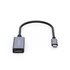 Orico kábel átalakító - CTH-GY /118/ (USB-C to HDMI, 4K/60Hz, szürke)