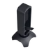 Rampage Fejhallgató állvány - RM-H66 GUARD (fekete, műanyag, USB HUB, Egérkábel tartó, RGB)