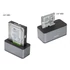 Everest HDD Dokkoló - HD3-530 (2,5"/3,5" HDD USB-A 3.0, Max.: 8TB, szürke)