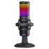 Rampage Mikrofon - BEMOL (USB, PC/MAC/Android, zajelnyomó, állvány, fekete, 2m kábel, RGB)