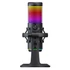 Rampage Mikrofon - BEMOL (USB, PC/MAC/Android, zajelnyomó, állvány, fekete, 2m kábel, RGB)