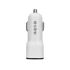 S-Link Autós töltő - SL-EC30M (2db USB, 5V/2.4A/3,4A, 17W, Micro usb, 100cm adat+töltőkábel, fehér)