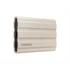 SAMSUNG Hordozható SSD T7 Shield, USB 3.2 Gen.2 (10Gbps), 2TB, Bézs