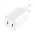 SANDBERG Hálózati töltő, AC Charger Dual UDB C PD 65W EU