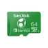 SANDISK 220029, MSDXC KÁRTYA "Nintendo-licensed Yoshi Edition" 64GB,,100/90 MB/s
