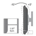 SBOX PLB-2522T-2 Fali konzol,dönthető,23-43 (58-109cm),45Kg,VESAmax:200x200