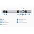 SYNOLOGY NAS 4 fiókos AMD Ryzen R1600 2x3,1GHz, 2GB DDR4 ECC, 2x1GbE, Rackes, RS422+