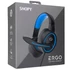 Snopy Fejhallgató - SN-GX1 ERGO Blue (mikrofon, 3.5mm jack, hangerőszabályzó, nagy-párnás, 2.2m kábel, fekete-kék)